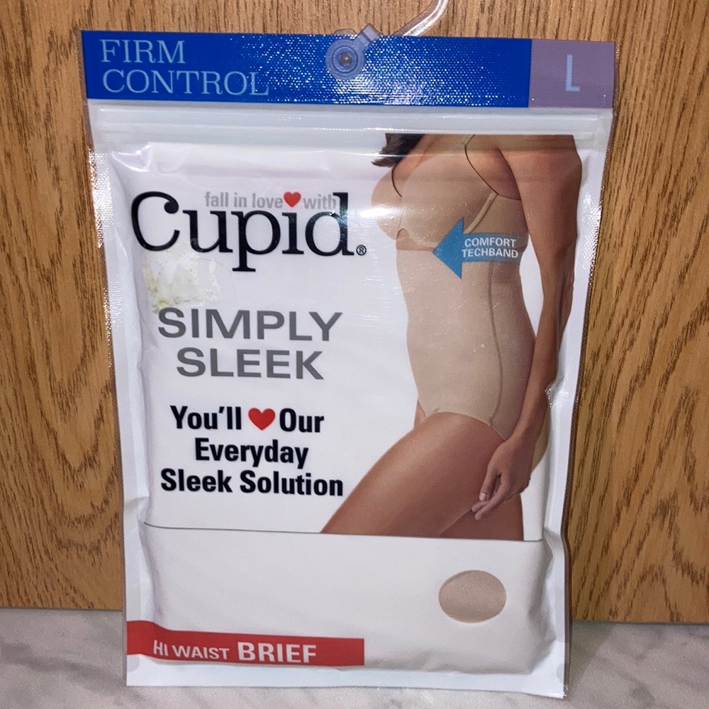 Cupid Firm Control Hi Waist Brief In Nude Color